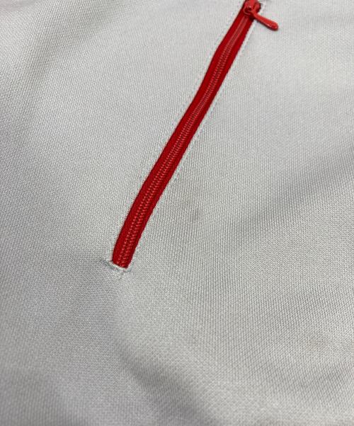 adidas（アディダス）adidas (アディダス) トラックジャケット レッド×グレー サイズ:Lの古着・服飾アイテム