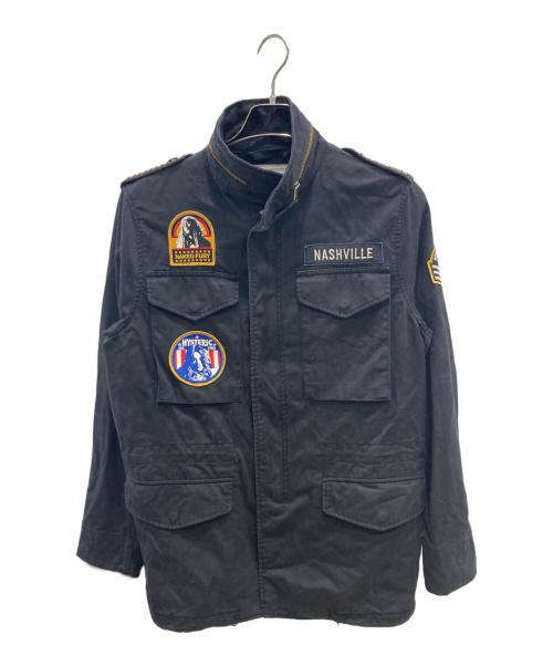 Hysteric Glamour（ヒステリックグラマー）Hysteric Glamour (ヒステリックグラマー) ミリタリージャケット ブラック サイズ:Mの古着・服飾アイテム