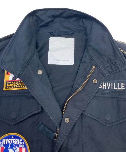 Hysteric Glamour（ヒステリックグラマー）Hysteric Glamour (ヒステリックグラマー) ミリタリージャケット ブラック サイズ:Mの古着・服飾アイテム