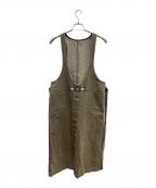 PINK HOUSEピンクハウス）の古着「ジャンパースカート」｜ベージュ