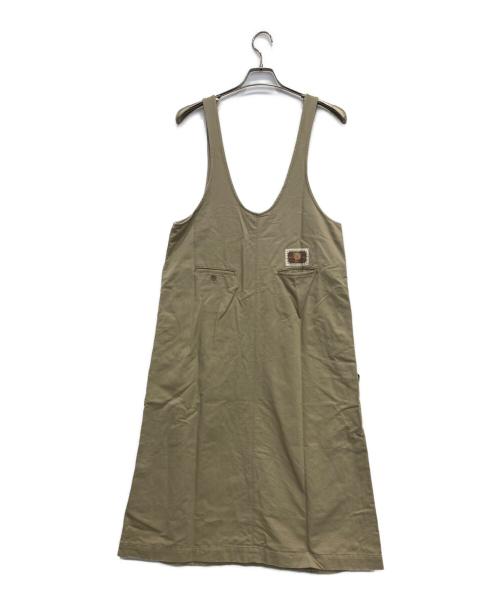 WONDERFUL WORLD（ワンダフルワールド）WONDERFUL WORLD (ワンダフルワールド) ジャンパースカート ベージュ サイズ:不明の古着・服飾アイテム