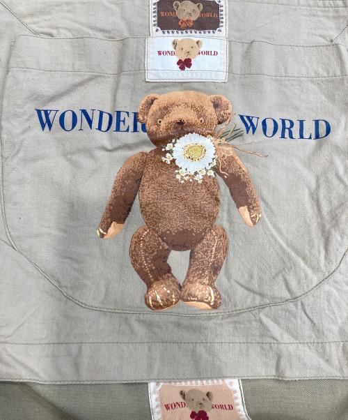 WONDERFUL WORLD（ワンダフルワールド）WONDERFUL WORLD (ワンダフルワールド) ジャンパースカート ベージュ サイズ:不明の古着・服飾アイテム