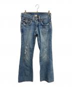 TRUE RELIGIONトゥルー レリジョン）の古着「デニムパンツ」｜インディゴ