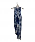 CHANELシャネル）の古着「Silk Chiffon Dress」｜ブルー