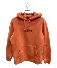 stussy（ステューシー）の古着「プルオーバーパーカー」｜オレンジ