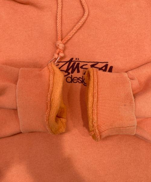 stussy（ステューシー）stussy (ステューシー) プルオーバーパーカー オレンジ サイズ:Sの古着・服飾アイテム