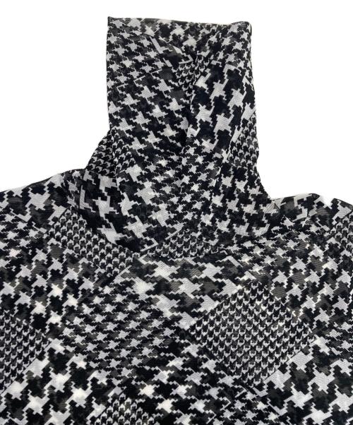 noir kei ninomiya（ノワール ケイ ニノミヤ）noir kei ninomiya (ノワール ケイ ニノミヤ) ハイネックシアーカットソー ブラック サイズ:Sの古着・服飾アイテム