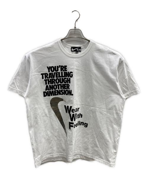 BLACK COMME des GARCONS（ブラックコムデギャルソン）BLACK COMME des GARCONS (ブラックコムデギャルソン) NIKE (ナイキ) Tシャツ ホワイト サイズ:Sの古着・服飾アイテム