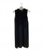 noir kei ninomiyaノワール ケイ ニノミヤ）の古着「ノースリーブワンピース」｜ブラック