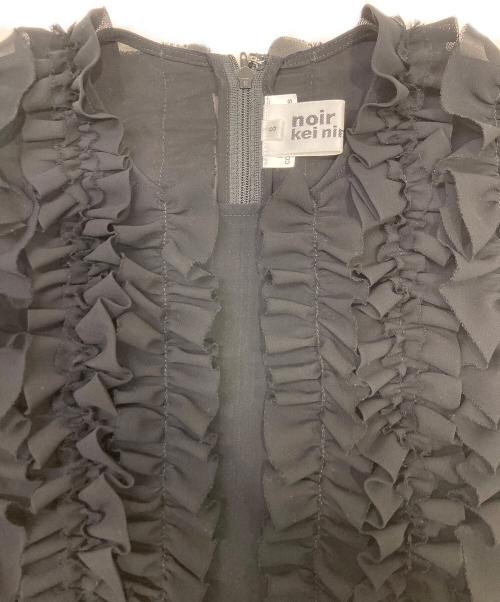 noir kei ninomiya（ノワール ケイ ニノミヤ）noir kei ninomiya (ノワール ケイ ニノミヤ) ノースリーブワンピース ブラック サイズ:Sの古着・服飾アイテム