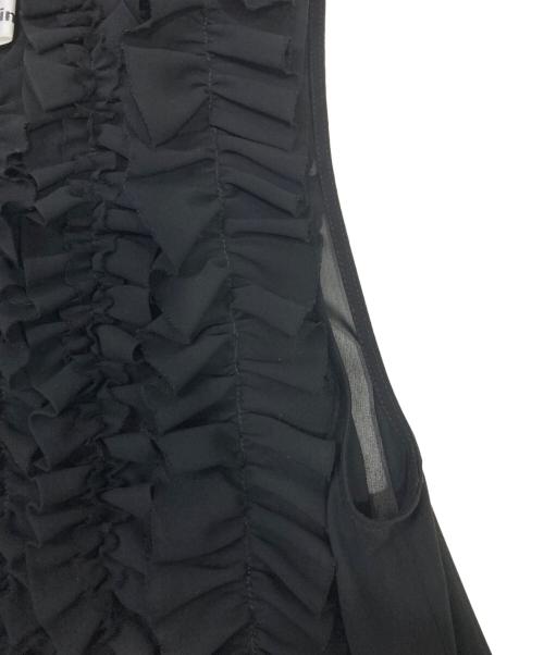 noir kei ninomiya（ノワール ケイ ニノミヤ）noir kei ninomiya (ノワール ケイ ニノミヤ) ノースリーブワンピース ブラック サイズ:Sの古着・服飾アイテム