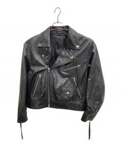 中古・古着通販】AOURE (アウール) ウォッシュドレザー ライダース