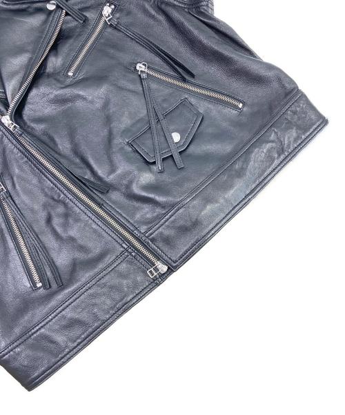 MAISON SPECIAL（メゾンスペシャル）MAISON SPECIAL (メゾンスペシャル) Leather Riders Jacket ブラック サイズ:36の古着・服飾アイテム