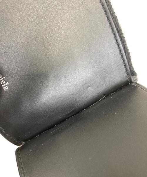 Maison Margiela（メゾンマルジェラ）Maison Margiela (メゾンマルジェラ) グレインレザー マネークリップ ブラックの古着・服飾アイテム