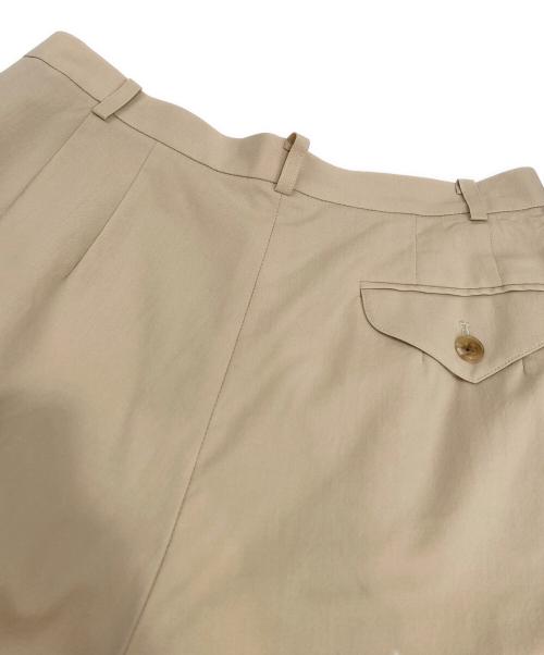 Burberry's（バーバリーズ）Burberry's (バーバリーズ) ２タックパンツ ベージュ サイズ:40の古着・服飾アイテム