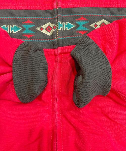 CarHartt（カーハート）CarHartt (カーハート) サンタフェジャケット レッド サイズ:Lの古着・服飾アイテム