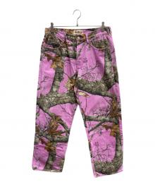 stussy（ステューシー）の古着「リアルツリーデニムパンツ」｜ピンク