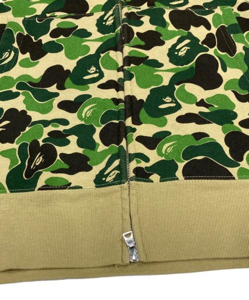 A BATHING APE（ア ベイシング エイプ）A BATHING APE (ア ベイシング エイプ) ジップアップパーカー グリーン サイズ:Lの古着・服飾アイテム