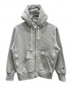 Championチャンピオン）の古着「リバースウィーブジップパーカー」｜グレー