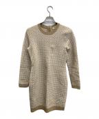MICHAEL KORSマイケル・コース）の古着「モノグラムニットワンピース」｜ベージュ