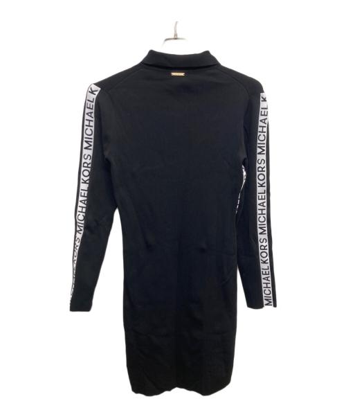 MICHAEL KORS（マイケル・コース）MICHAEL KORS (マイケル・コース) ポロネックワンピース ブラック サイズ:Lの古着・服飾アイテム