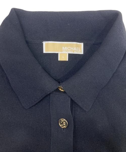 MICHAEL KORS（マイケル・コース）MICHAEL KORS (マイケル・コース) ポロネックワンピース ブラック サイズ:Lの古着・服飾アイテム