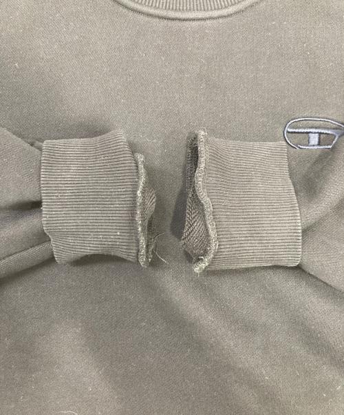 DIESEL（ディーゼル）DIESEL (ディーゼル) ハイネックスロゴ刺繍ウェット ブラック サイズ:Mの古着・服飾アイテム