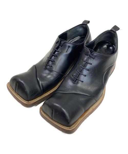KOJI KUGA（コージ・クガ）KOJI KUGA (コージ・クガ) レザーシューズ ブラック サイズ:27㎝の古着・服飾アイテム