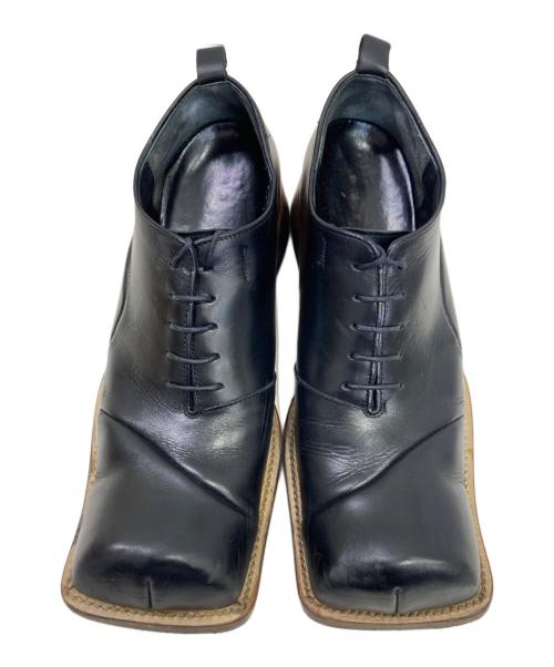 KOJI KUGA（コージ・クガ）KOJI KUGA (コージ・クガ) レザーシューズ ブラック サイズ:27㎝の古着・服飾アイテム