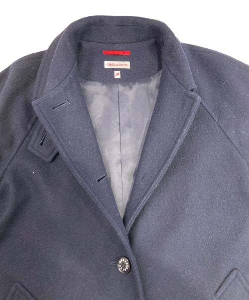 DRESSTERIOR（ドレステリア）DRESSTERIOR (ドレステリア) Super110sウールAラインステンカラーコート ネイビー サイズ:36の古着・服飾アイテム