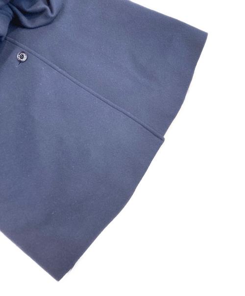 DRESSTERIOR（ドレステリア）DRESSTERIOR (ドレステリア) Super110sウールAラインステンカラーコート ネイビー サイズ:36の古着・服飾アイテム