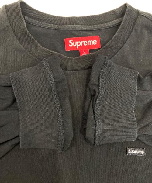 SUPREME（シュプリーム）SUPREME (シュプリーム) Small Box L/S Tee ブラック サイズ:Lの古着・服飾アイテム