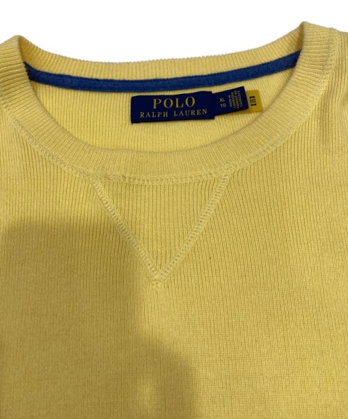 POLO RALPH LAUREN（ポロ・ラルフローレン）POLO RALPH LAUREN (ポロ・ラルフローレン) ニット イエロー サイズ:XLの古着・服飾アイテム