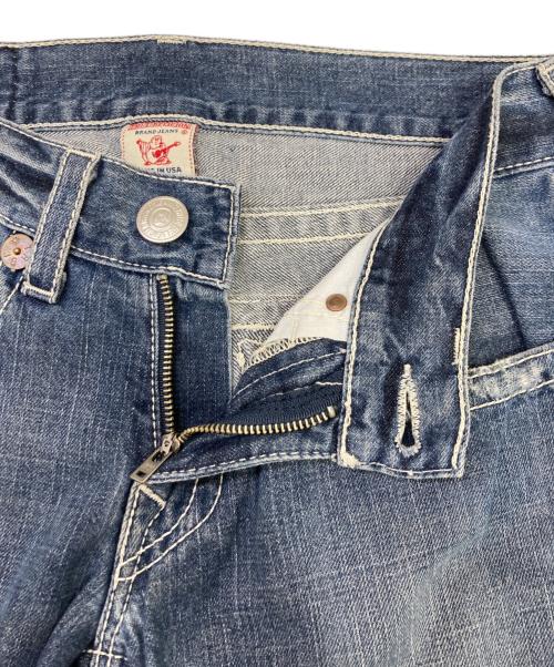TRUE RELIGION（トゥルー レリジョン）TRUE RELIGION (トゥルー レリジョン) デニムパンツ ブルー サイズ: 73.5cm (W29)の古着・服飾アイテム