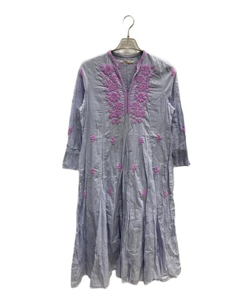 ne quittez pas（ヌキテパ）ne quittez pas (ヌキテパ) ワンピース ブルー サイズ:Sの古着・服飾アイテム