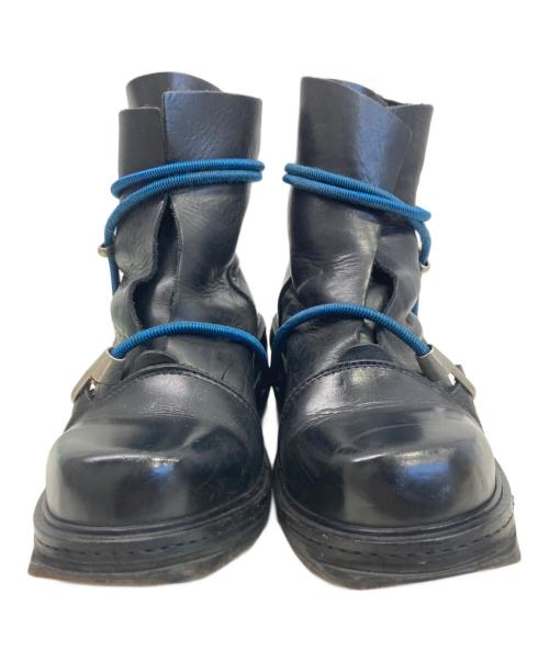 DIRK BIKKEMBERGS（ダークビッケンバーグ）DIRK BIKKEMBERGS (ダークビッケンバーグ) ワイヤーブーツ ブラック サイズ:41の古着・服飾アイテム