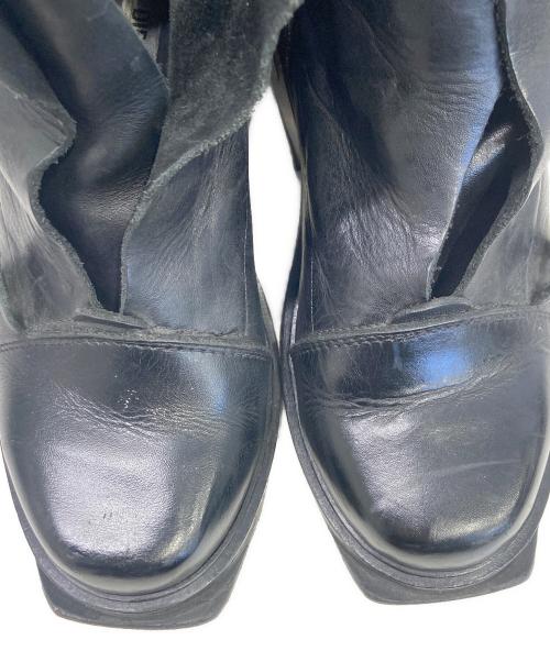 DIRK BIKKEMBERGS（ダークビッケンバーグ）DIRK BIKKEMBERGS (ダークビッケンバーグ) ワイヤーブーツ ブラック サイズ:41の古着・服飾アイテム