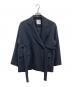 CLANE（クラネ）の古着「2WAY BELT TAILORED JACKET」｜ネイビー