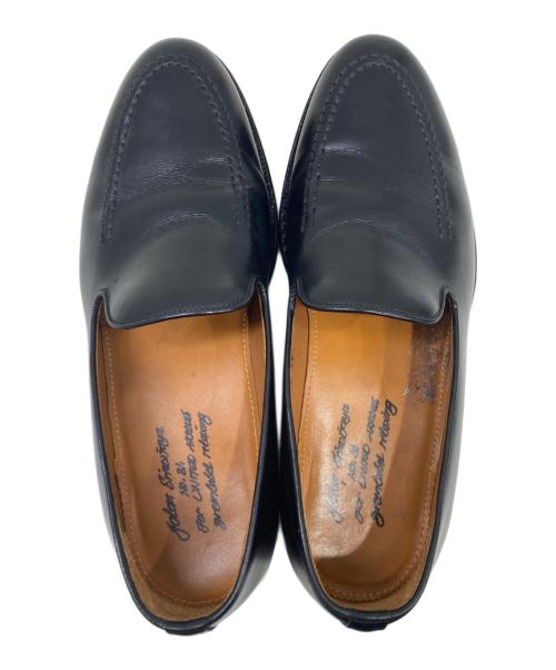 Jalan Sriwijaya（ジャランスリウァヤ）Jalan Sriwijaya (ジャランスリウァヤ) U.A. GreenLabelRelaxing (ユナイテッドアローズグリーンレーベル リラクシング) ローファー ブラック サイズ:40の古着・服飾アイテム