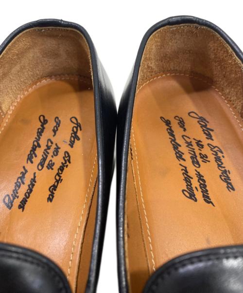 Jalan Sriwijaya（ジャランスリウァヤ）Jalan Sriwijaya (ジャランスリウァヤ) U.A. GreenLabelRelaxing (ユナイテッドアローズグリーンレーベル リラクシング) ローファー ブラック サイズ:40の古着・服飾アイテム