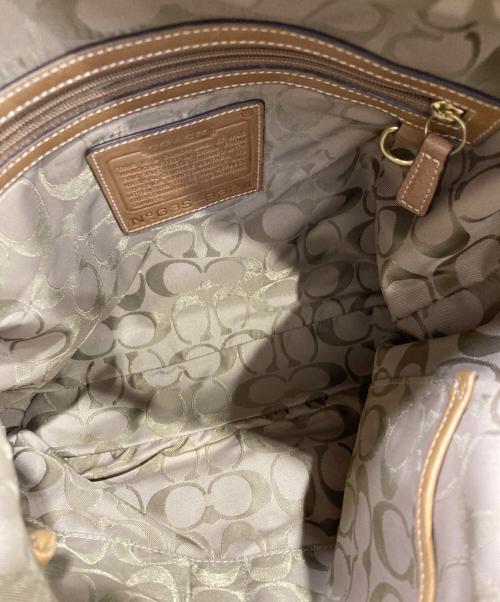 COACH（コーチ）COACH (コーチ) ショルダーバッグ ベージュの古着・服飾アイテム