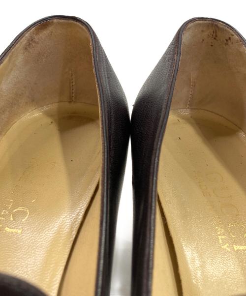 GUCCI（グッチ）GUCCI (グッチ) ローファー ブラウン サイズ:37の古着・服飾アイテム