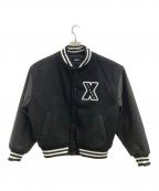 X-LARGEエクストララージ）の古着「スタジャン」｜ブラック