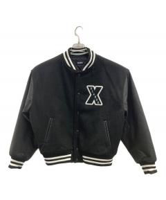 中古・古着通販】X-LARGE (エクストララージ) スタジャン ブラック