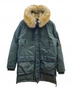 DIESELディーゼル）の古着「モッズコート」｜グリーン