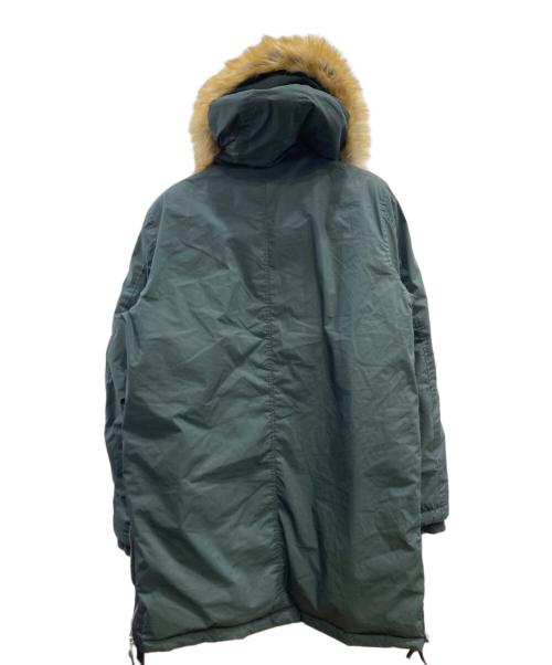 DIESEL（ディーゼル）DIESEL (ディーゼル) モッズコート グリーン サイズ:Mの古着・服飾アイテム