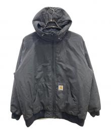 CarHartt（カーハート）の古着「ナイロンフーディージャケット」｜ブラック
