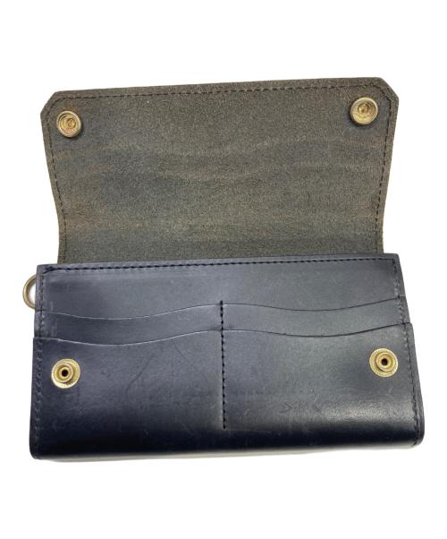 AVIREX（アヴィレックス）AVIREX (アヴィレックス) 長財布 ブラックの古着・服飾アイテム