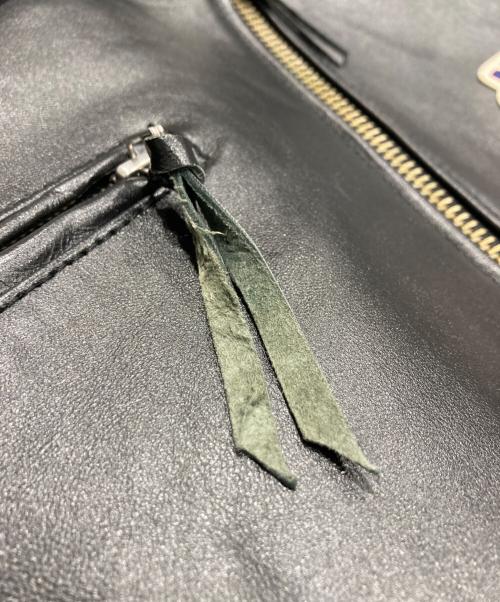 AVIREX（アヴィレックス）AVIREX (アヴィレックス) SIGNATURE VARSITY JACKET ブラック サイズ:Lの古着・服飾アイテム