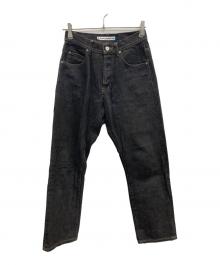 SAINTLAURENT（サンローラン）の古着「デニムパンツ」｜ブラック